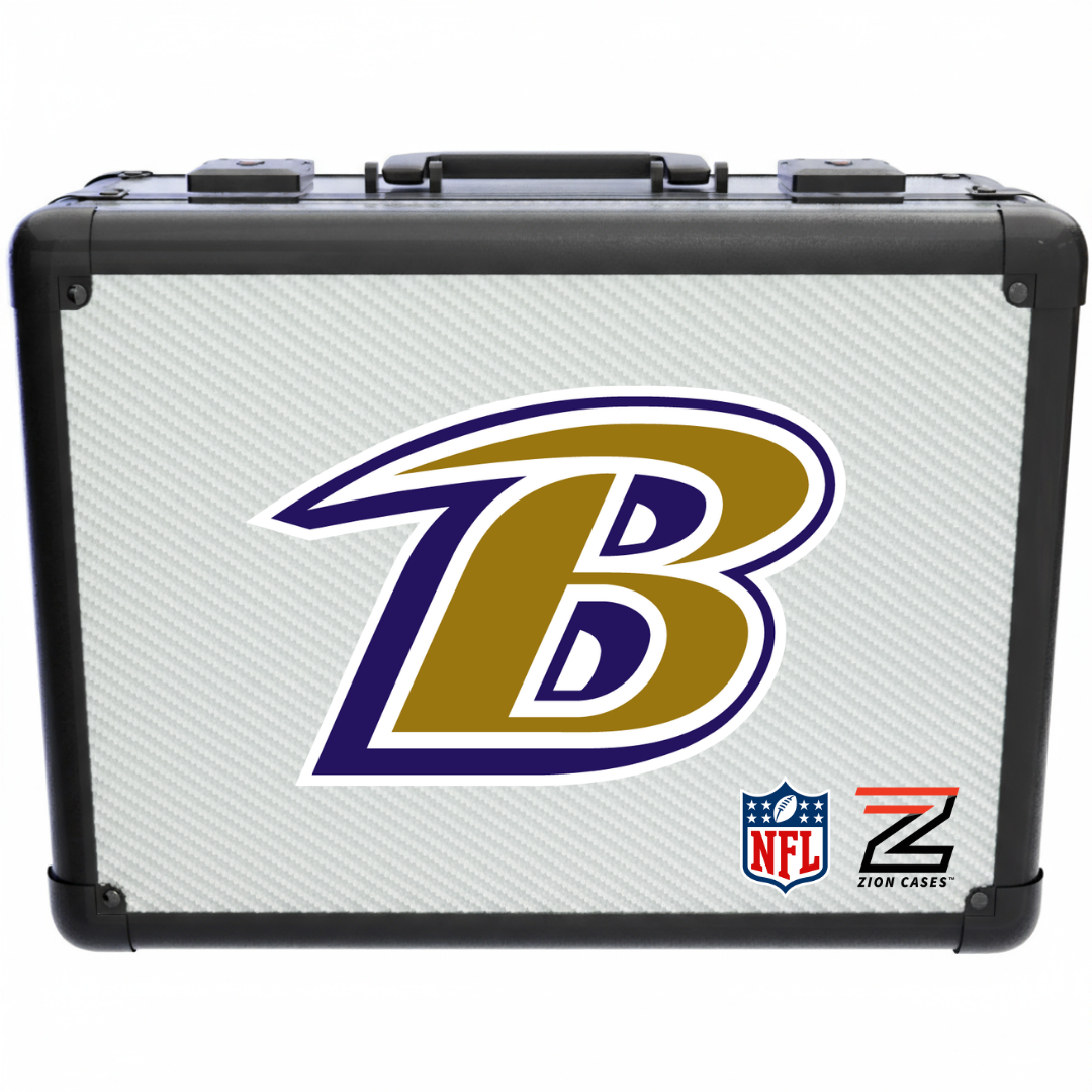 Baltimore Ravens - NFL Carbon Fiber Slab Cases X, 2R, XL
