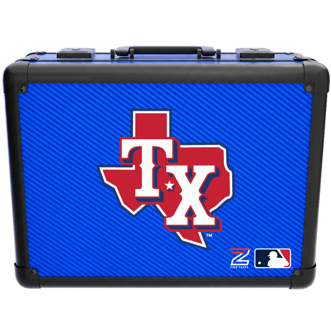 Texas Rangers - MLB Carbon Fiber Slab Cases X, 2R, XL
