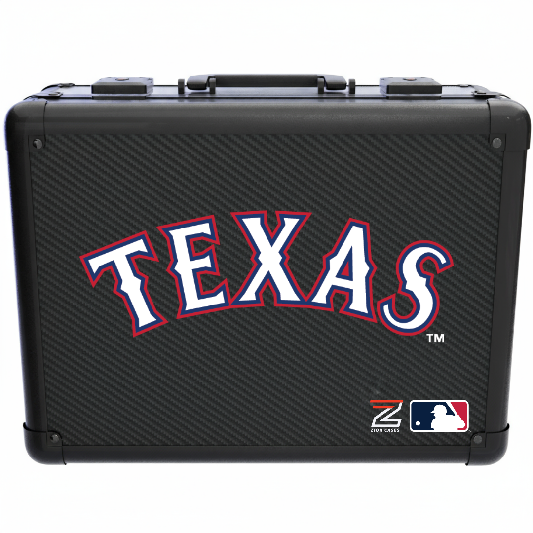 Texas Rangers - MLB Carbon Fiber Slab Cases X, 2R, XL