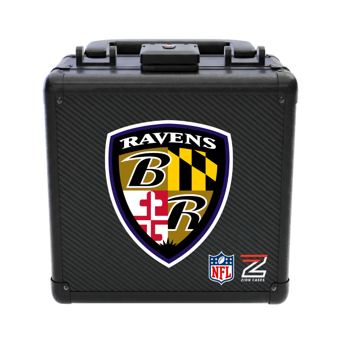 Baltimore Ravens - NFL Carbon Fiber Slab Cases X, 2R, XL