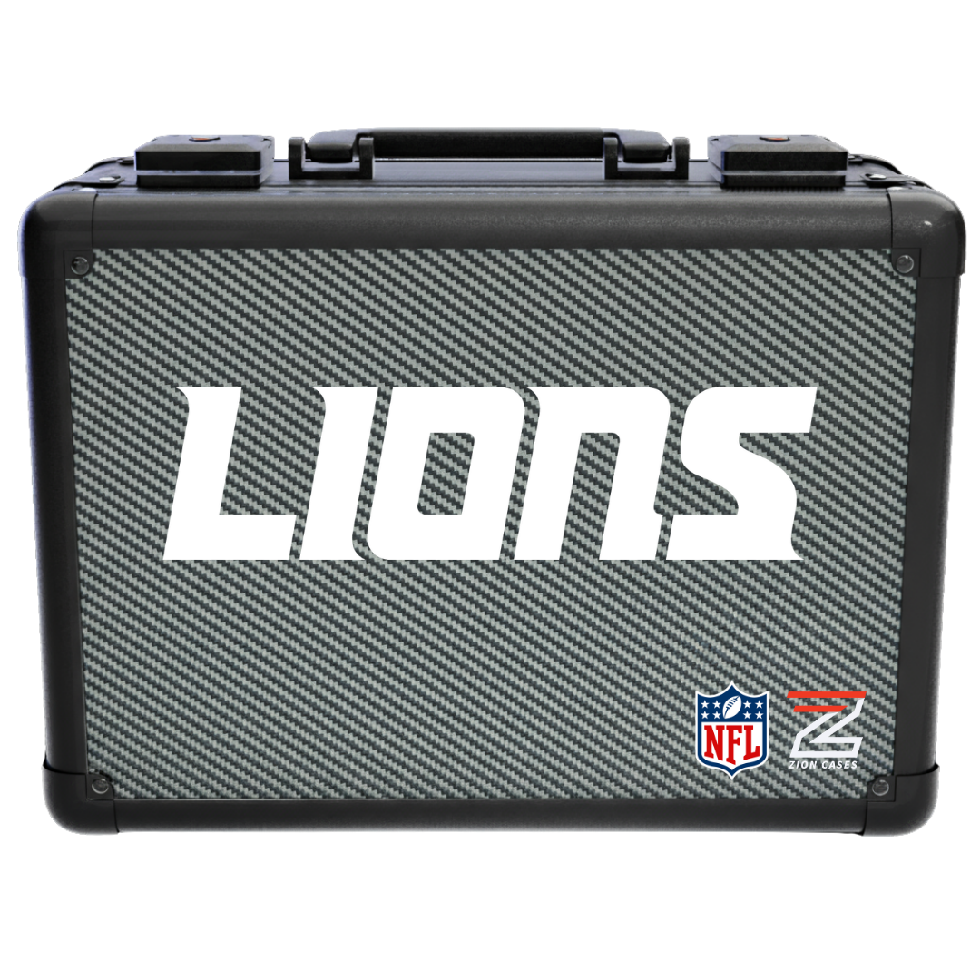 Detroit Lions - NFL Carbon Fiber Slab Cases X, 2R, XL