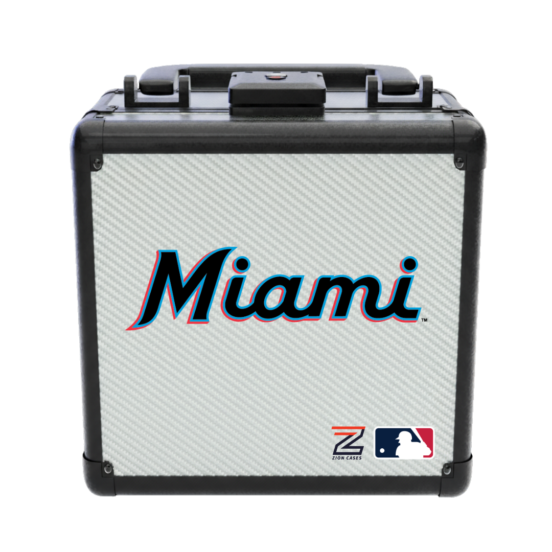 Miami Marlins - MLB Carbon Fiber Slab Cases X, 2R, XL