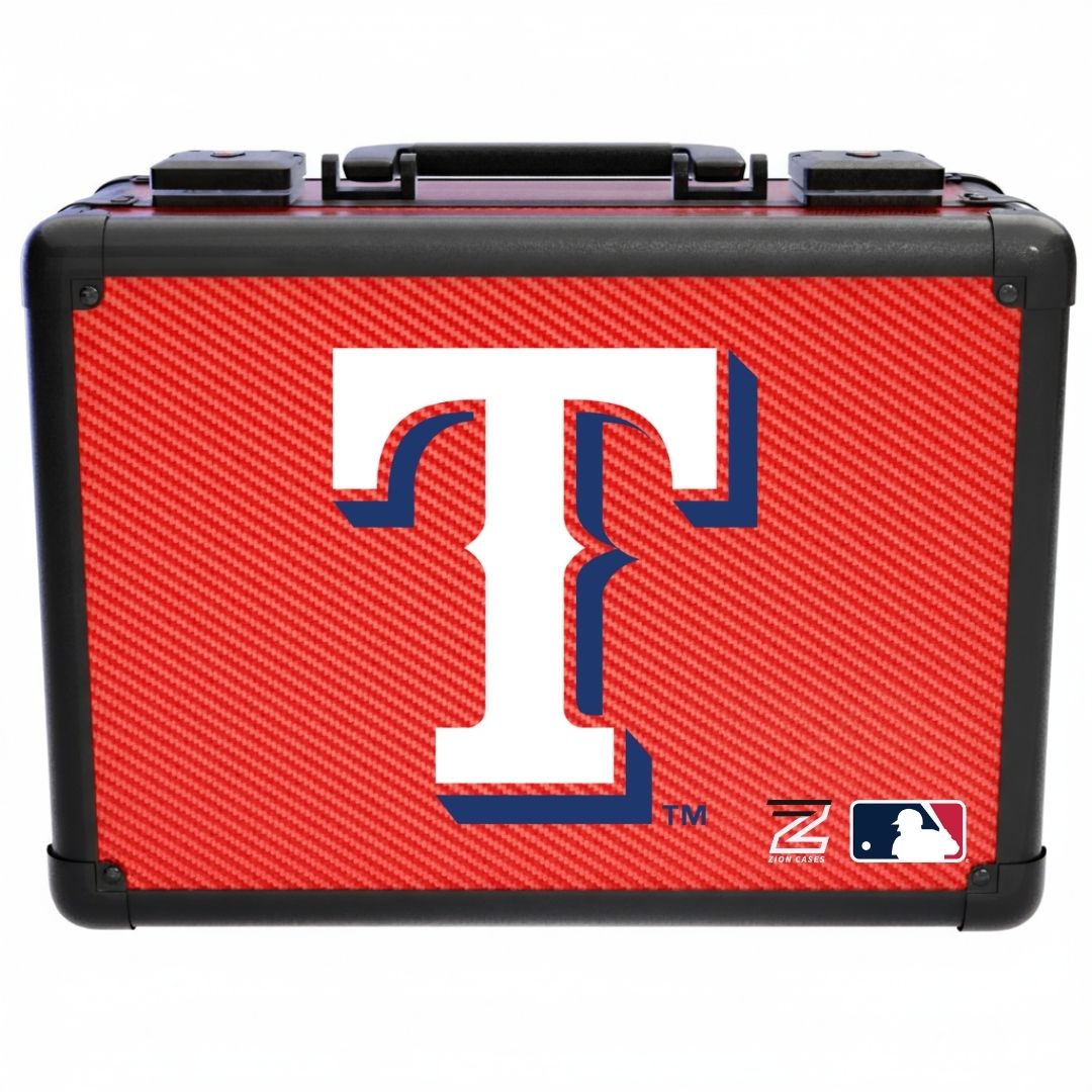 Texas Rangers - MLB Carbon Fiber Slab Cases X, 2R, XL