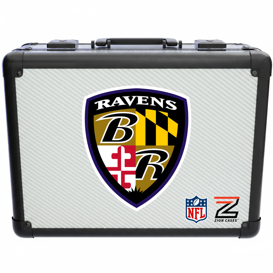 Baltimore Ravens - NFL Carbon Fiber Slab Cases X, 2R, XL