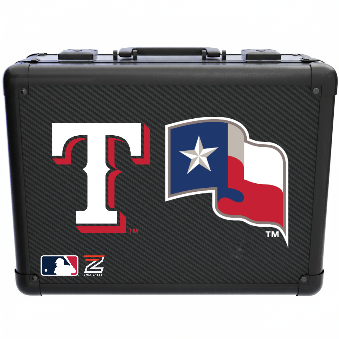 Texas Rangers - MLB Carbon Fiber Slab Cases X, 2R, XL