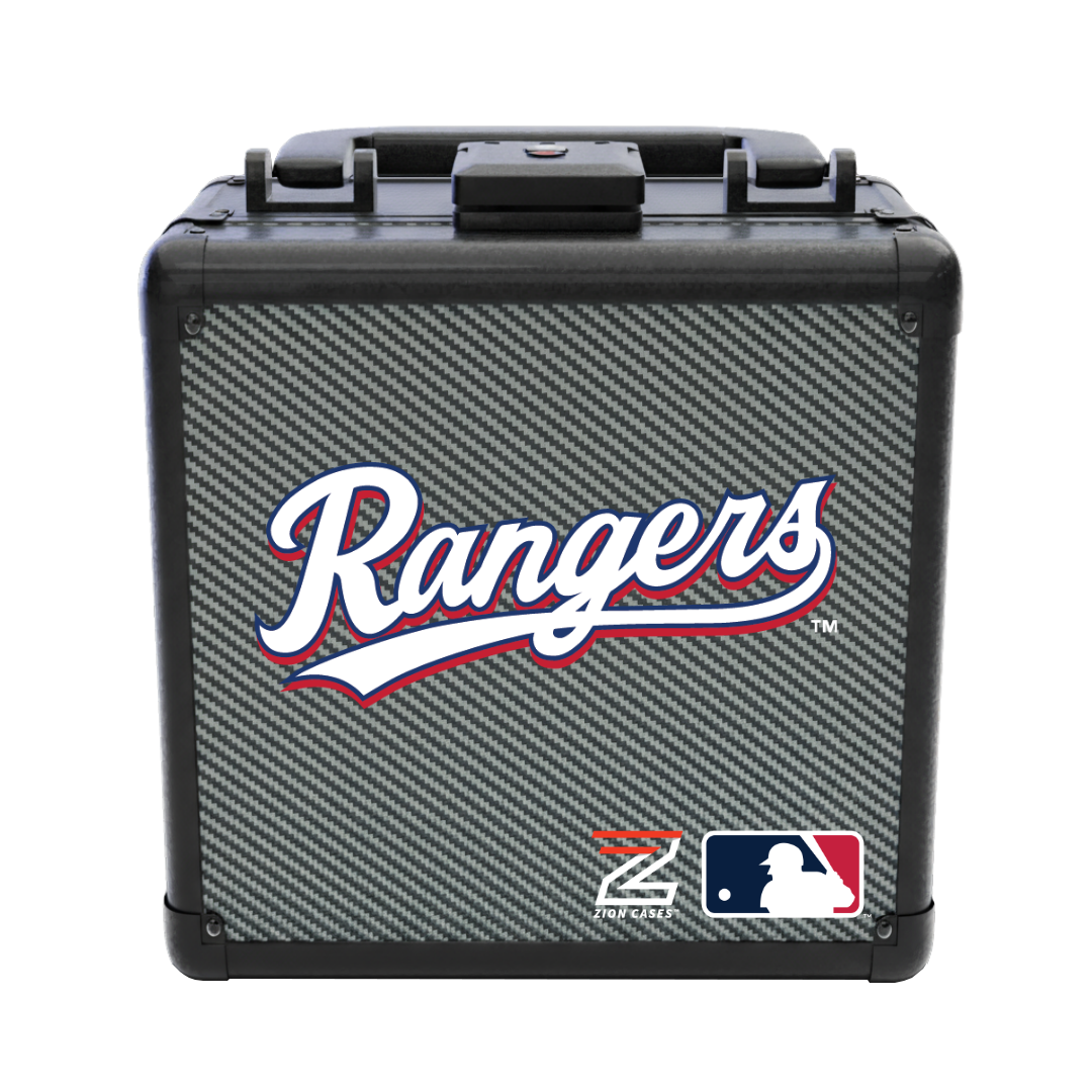 Texas Rangers - MLB Carbon Fiber Slab Cases X, 2R, XL