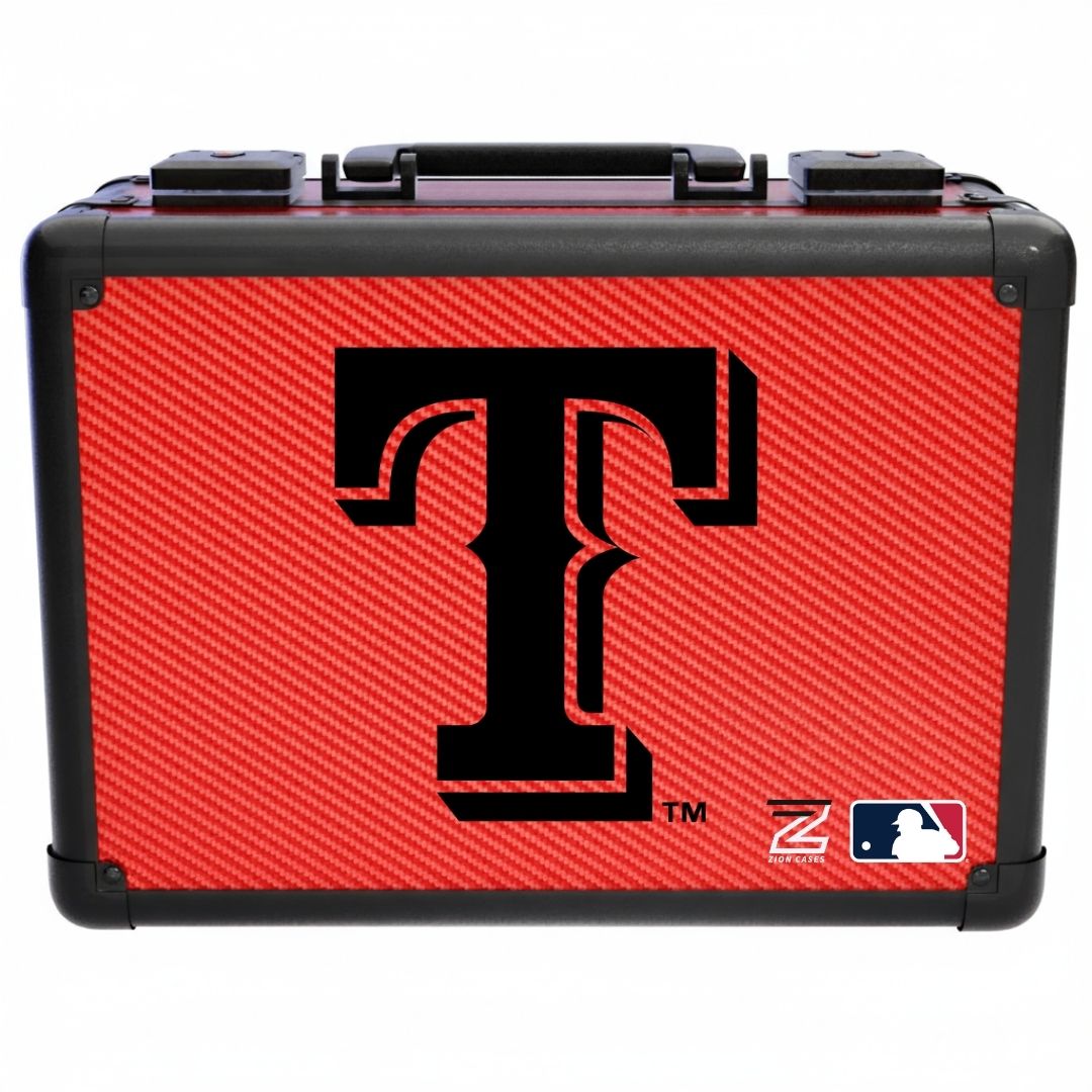 Texas Rangers - MLB Carbon Fiber Slab Cases X, 2R, XL