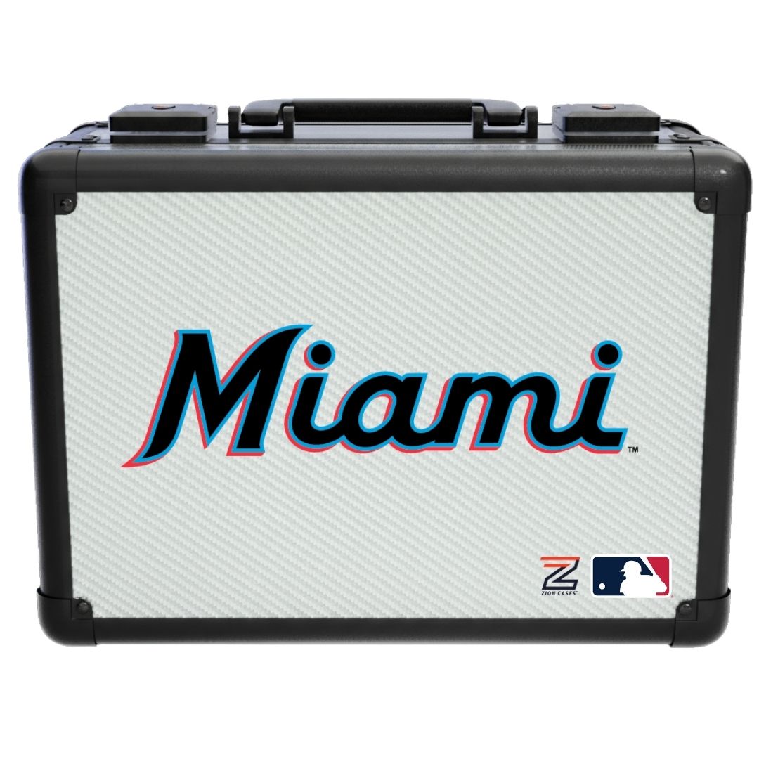 Miami Marlins - MLB Carbon Fiber Slab Cases X, 2R, XL