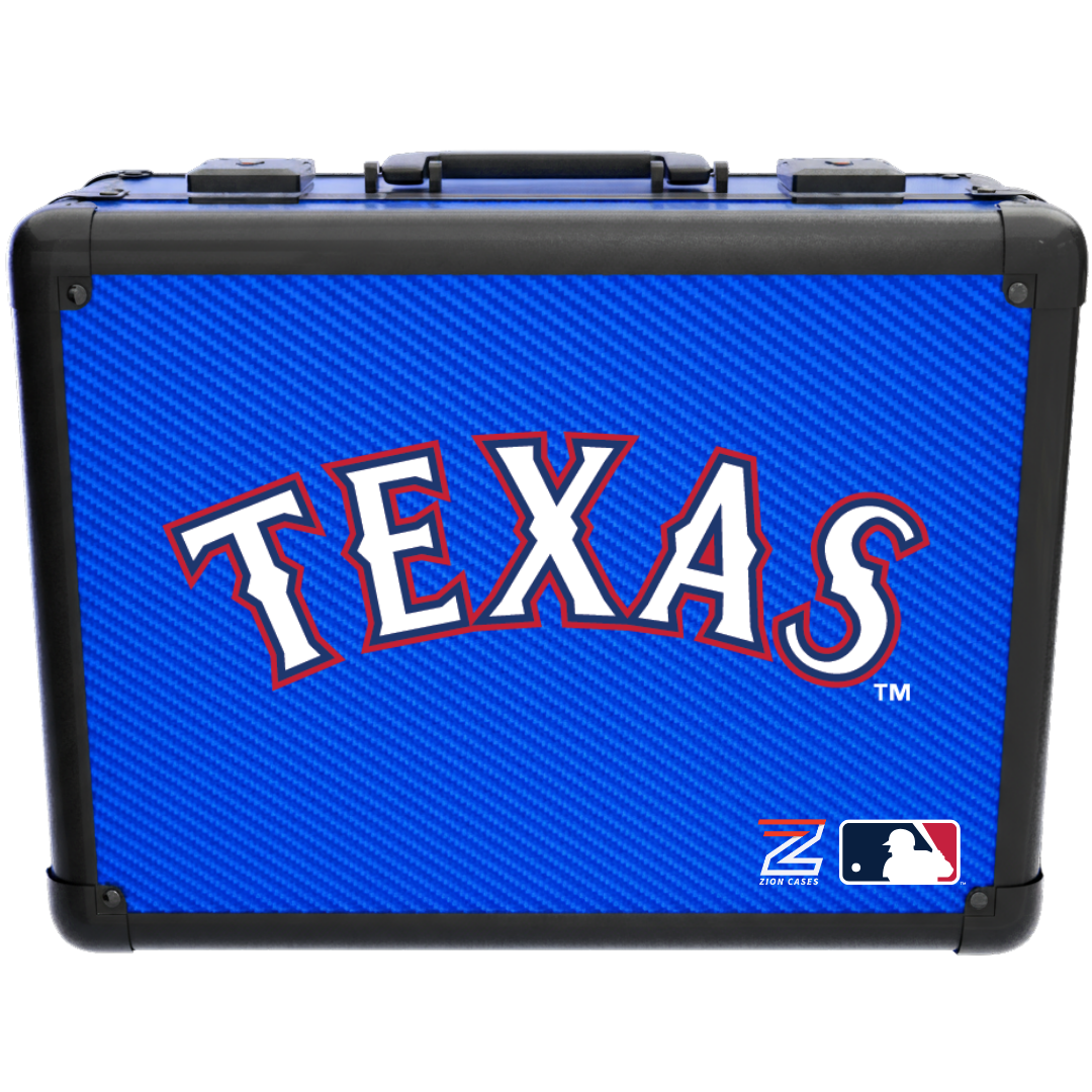 Texas Rangers - MLB Carbon Fiber Slab Cases X, 2R, XL