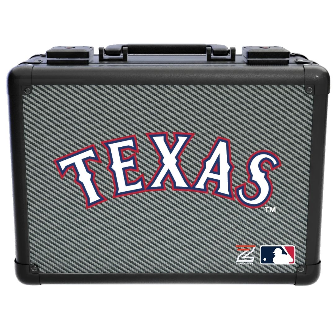 Texas Rangers - MLB Carbon Fiber Slab Cases X, 2R, XL