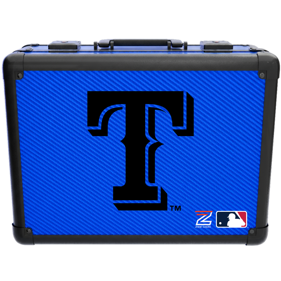 Texas Rangers - MLB Carbon Fiber Slab Cases X, 2R, XL