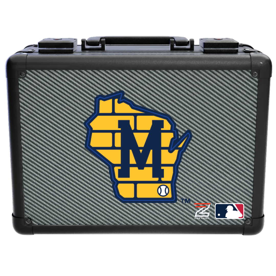 Milwaukee Brewers - MLB Carbon Fiber Slab Cases X, 2R, XL
