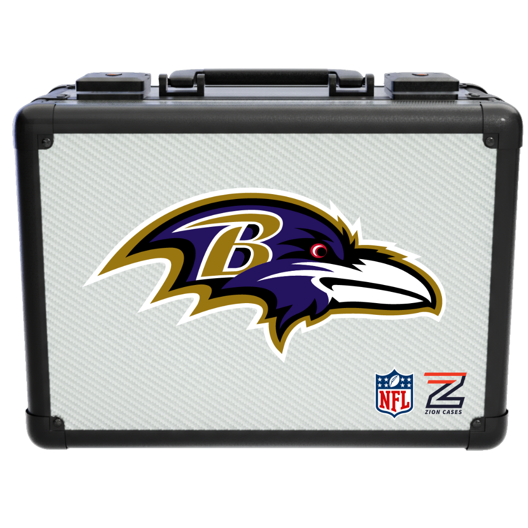 Baltimore Ravens - NFL Carbon Fiber Slab Cases X, 2R, XL