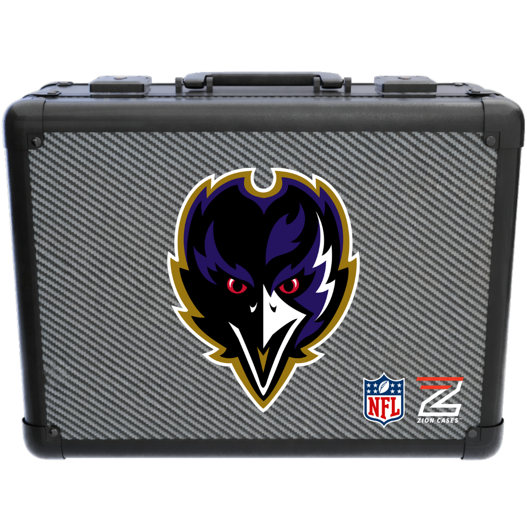 Baltimore Ravens - NFL Carbon Fiber Slab Cases X, 2R, XL