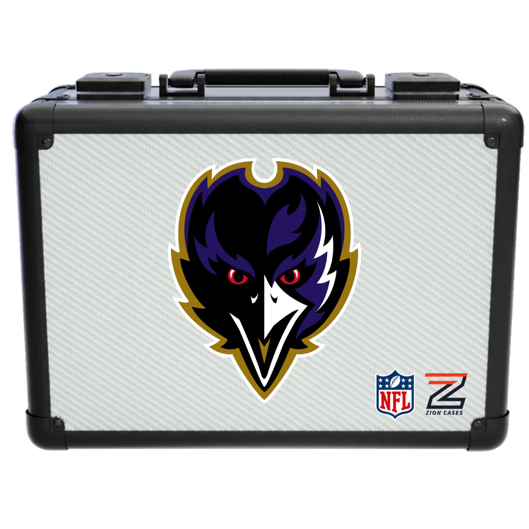 Baltimore Ravens - NFL Carbon Fiber Slab Cases X, 2R, XL