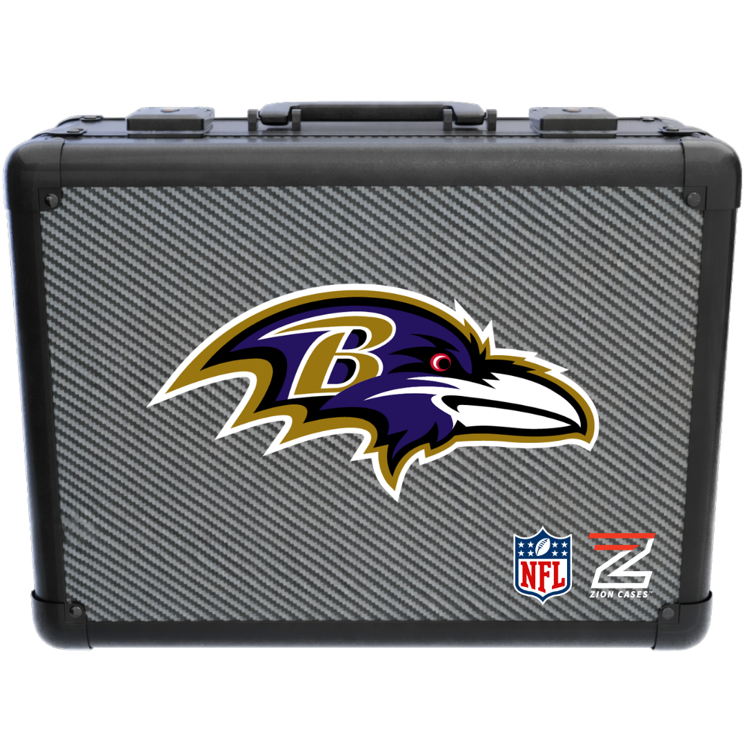 Baltimore Ravens - NFL Carbon Fiber Slab Cases X, 2R, XL