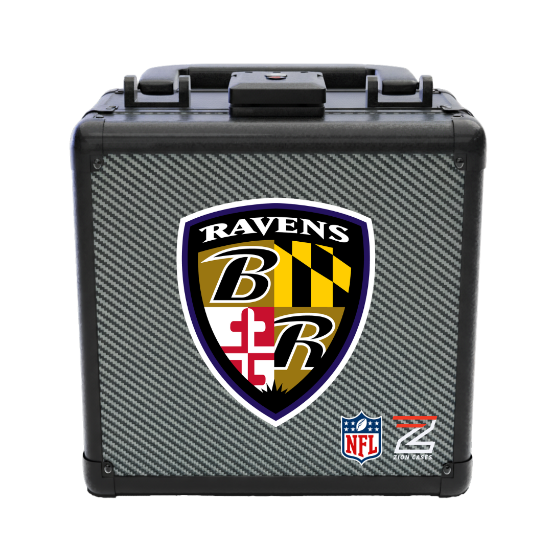 Baltimore Ravens - NFL Carbon Fiber Slab Cases X, 2R, XL