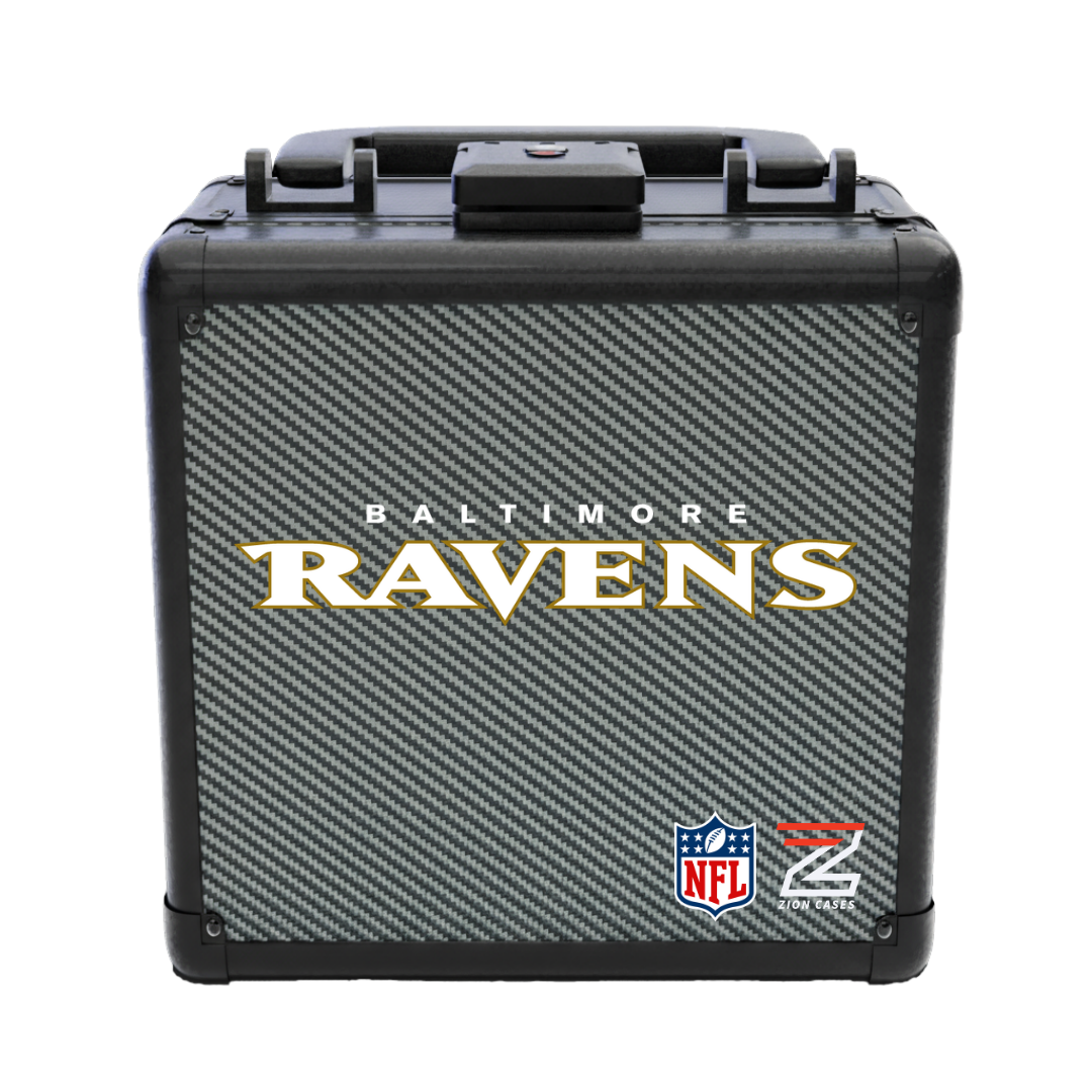 Baltimore Ravens - NFL Carbon Fiber Slab Cases X, 2R, XL