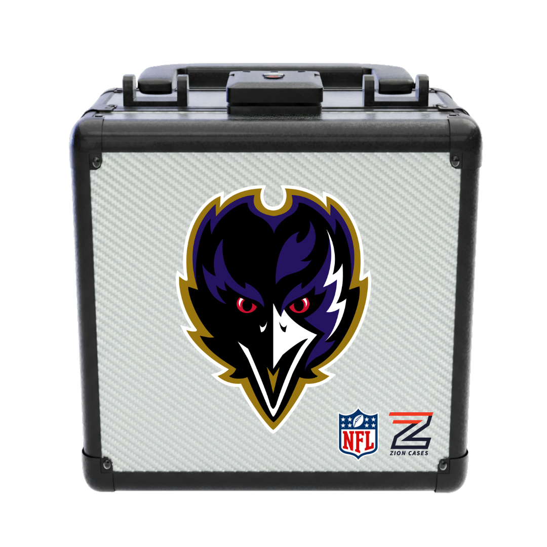Baltimore Ravens - NFL Carbon Fiber Slab Cases X, 2R, XL