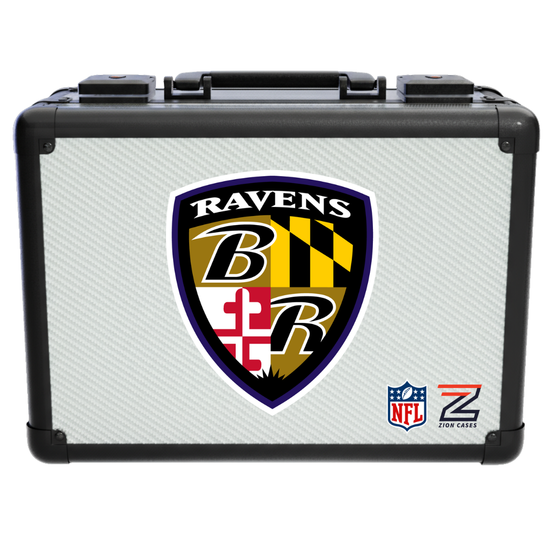Baltimore Ravens - NFL Carbon Fiber Slab Cases X, 2R, XL