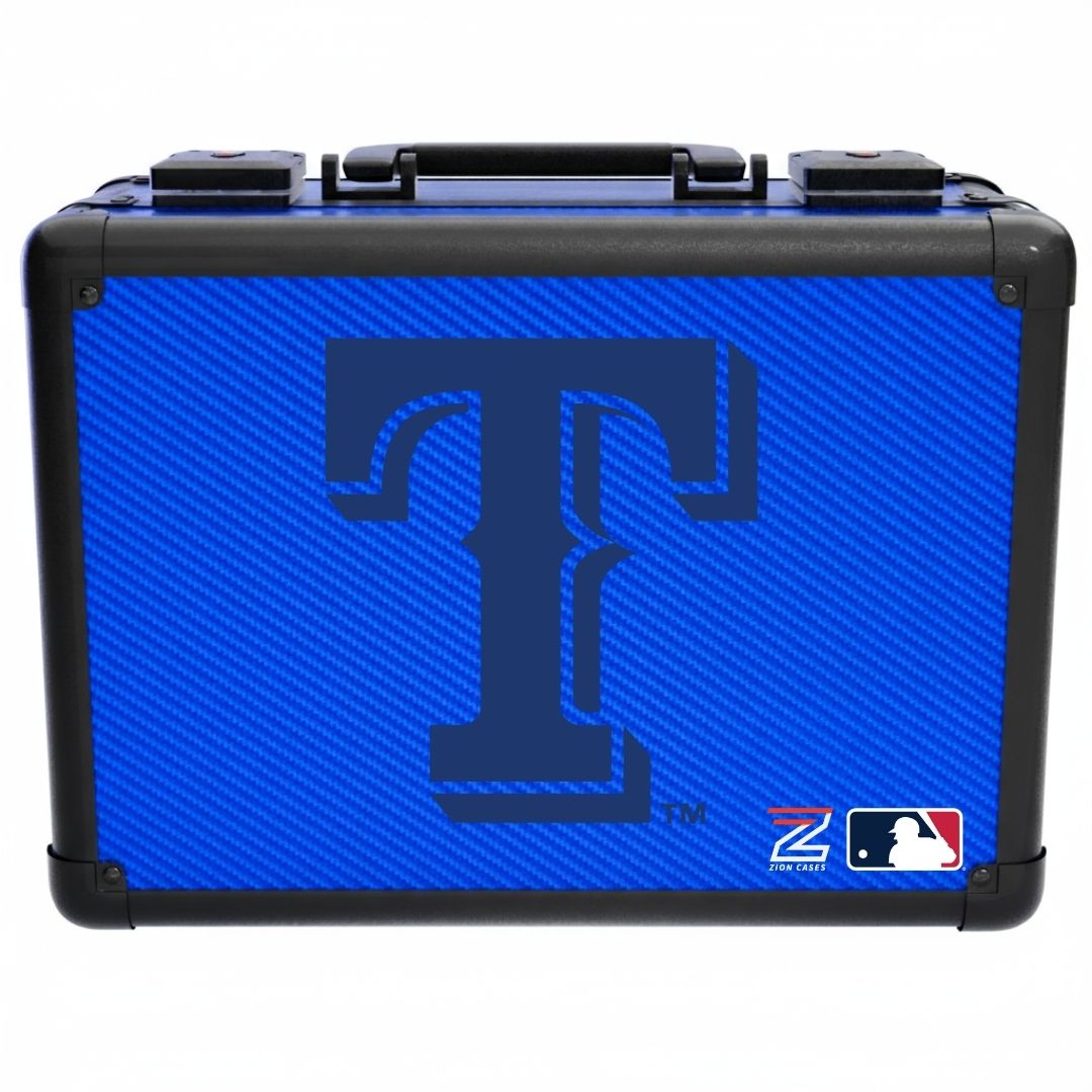Texas Rangers - MLB Carbon Fiber Slab Cases X, 2R, XL