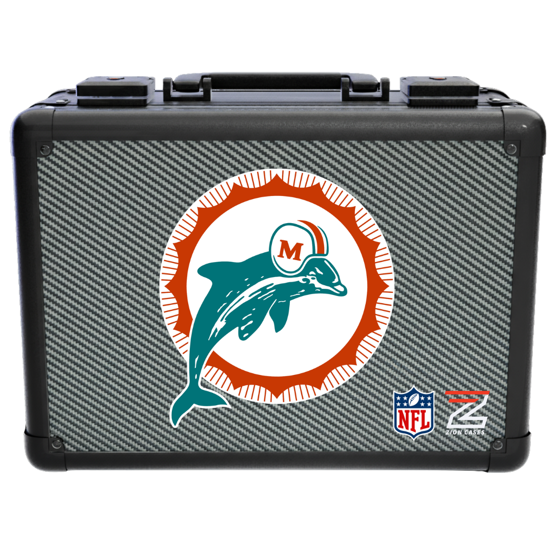 Miami Dolphins - NFL Carbon Fiber Slab Cases X, 2R, XL