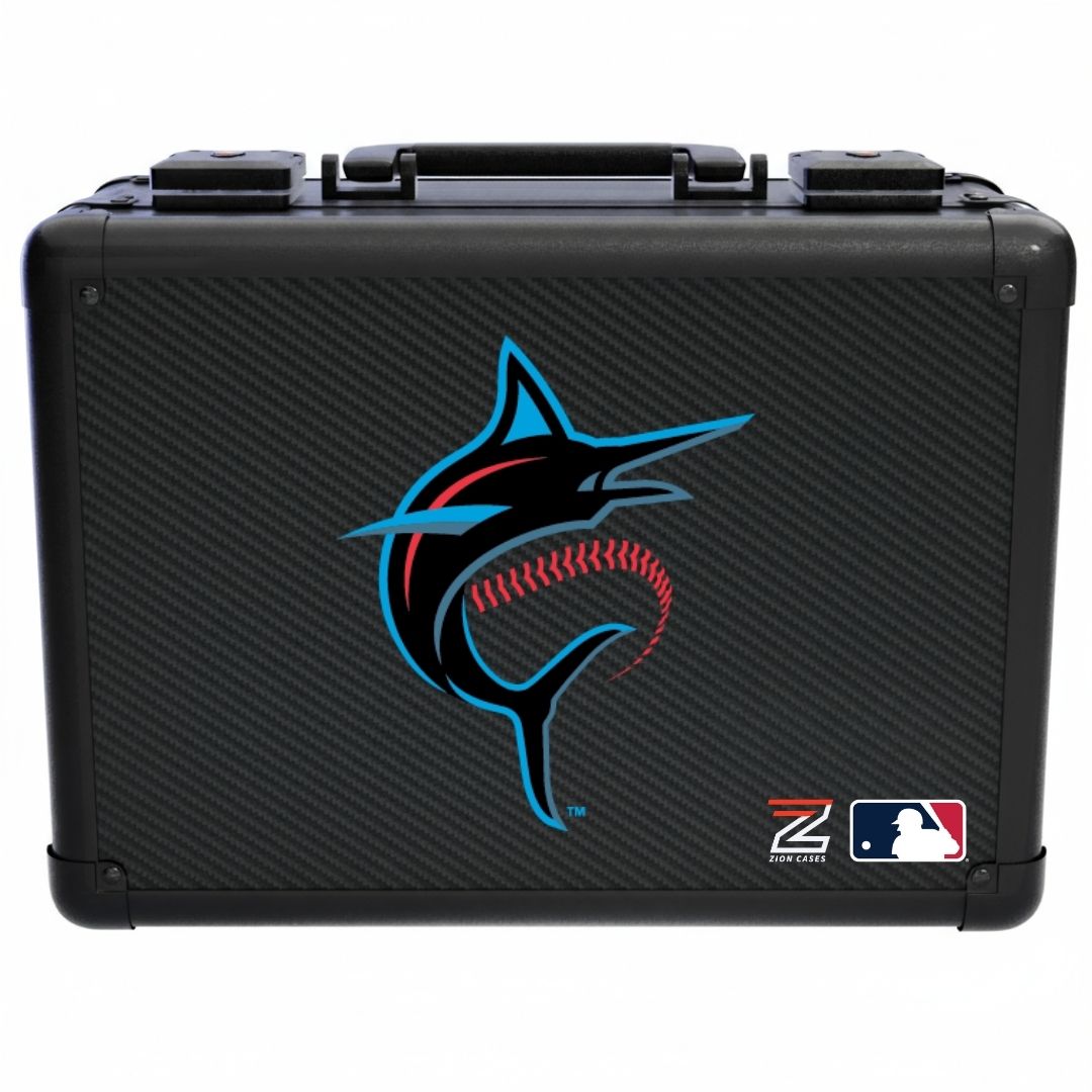 Miami Marlins - MLB Carbon Fiber Slab Cases X, 2R, XL