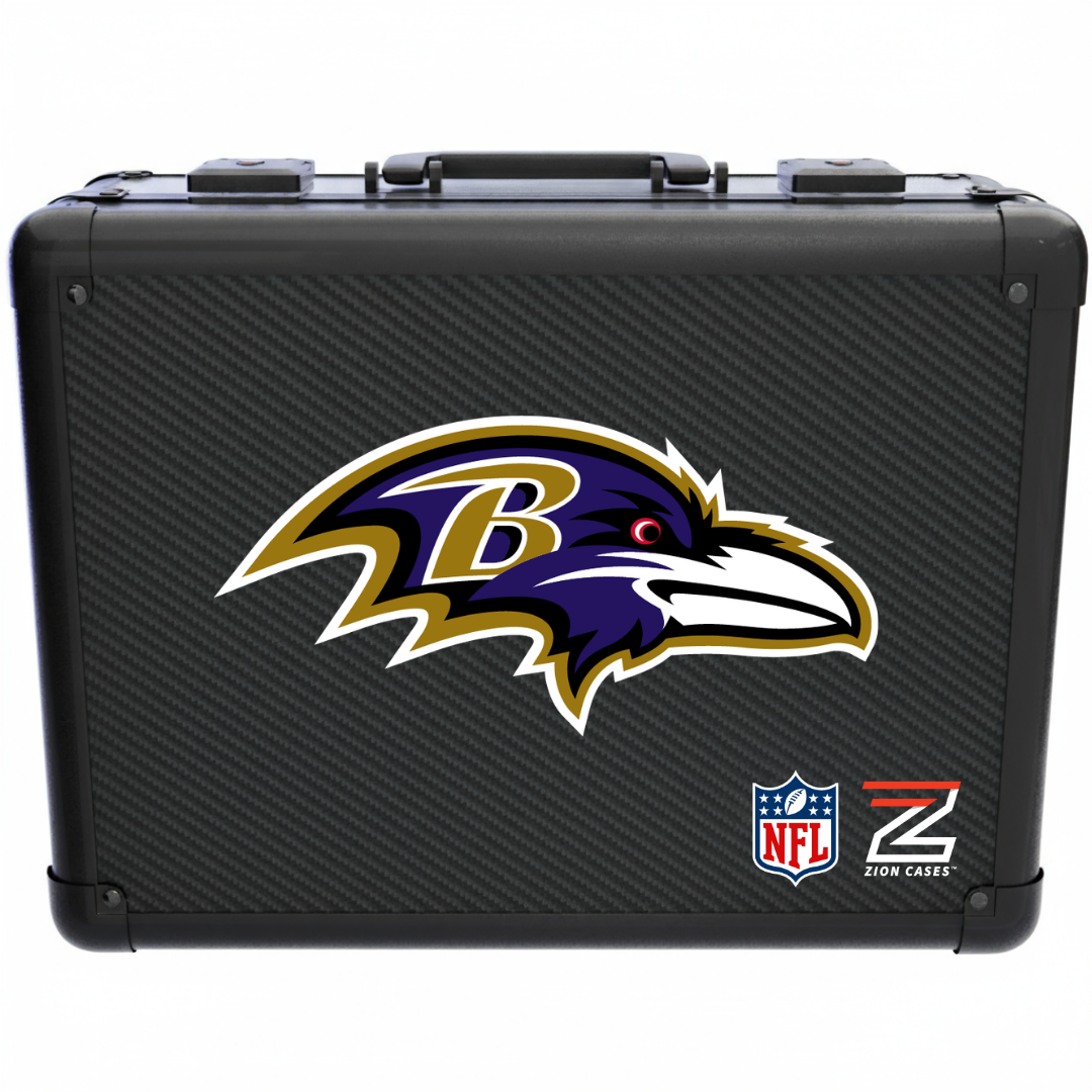 Baltimore Ravens - NFL Carbon Fiber Slab Cases X, 2R, XL