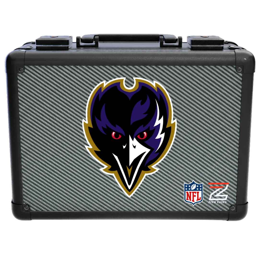 Baltimore Ravens - NFL Carbon Fiber Slab Cases X, 2R, XL