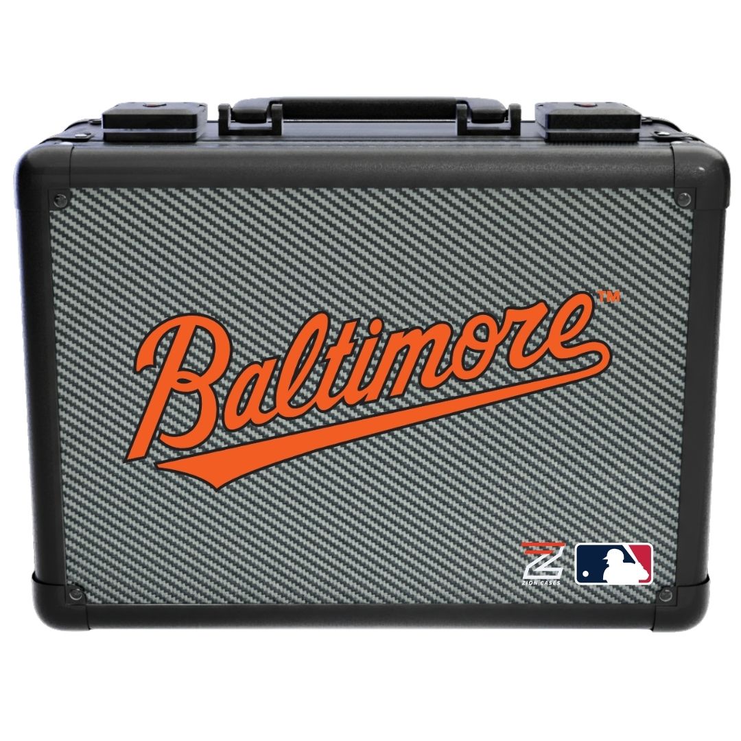 Baltimore Orioles - MLB Carbon Fiber Slab Cases X, 2R, XL