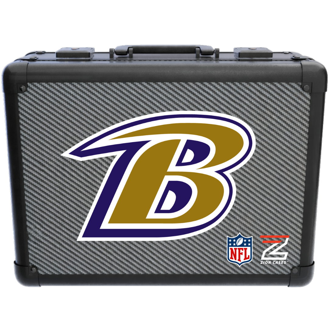 Baltimore Ravens - NFL Carbon Fiber Slab Cases X, 2R, XL
