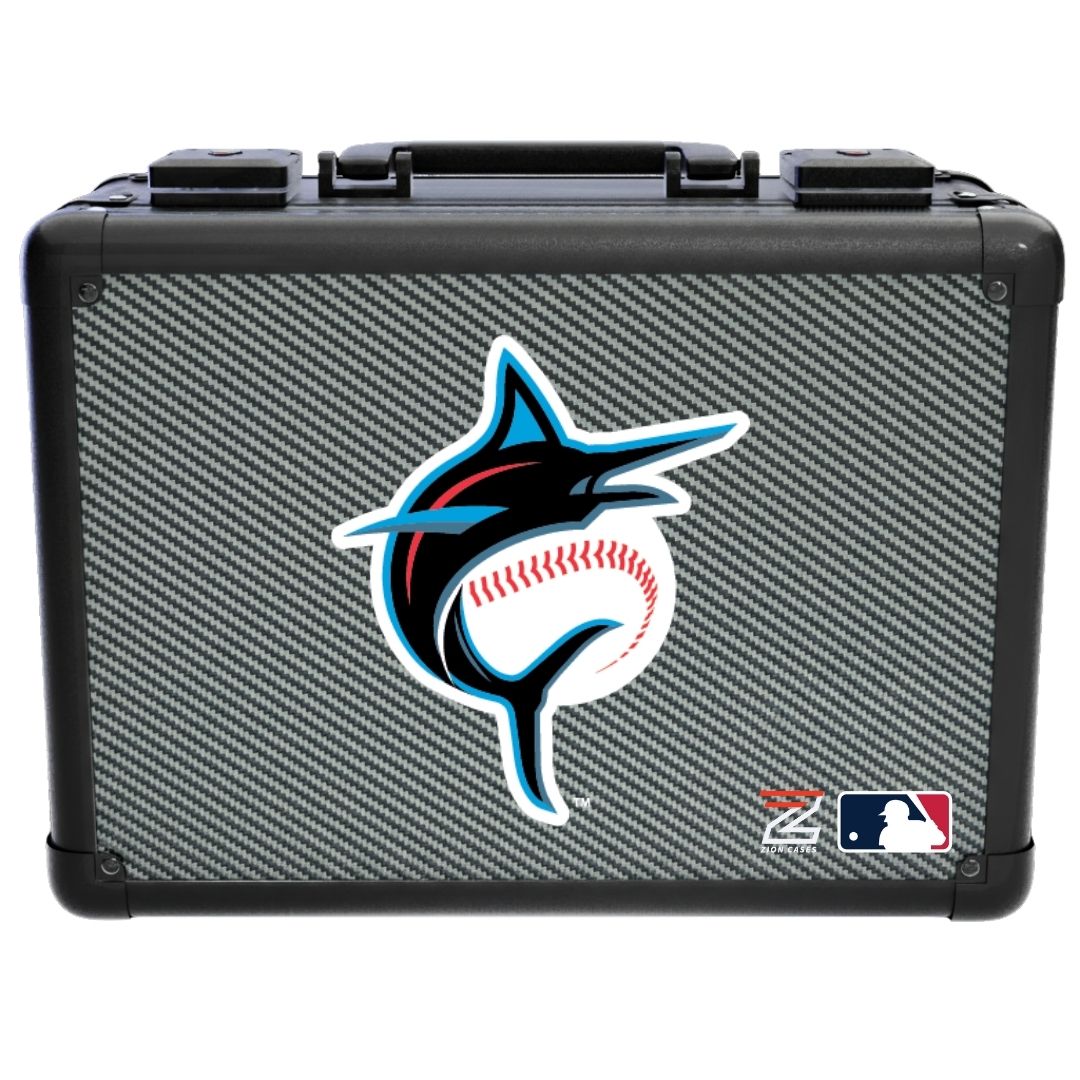 Miami Marlins - MLB Carbon Fiber Slab Cases X, 2R, XL