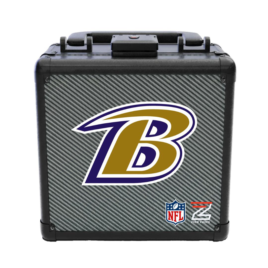Baltimore Ravens - NFL Carbon Fiber Slab Cases X, 2R, XL
