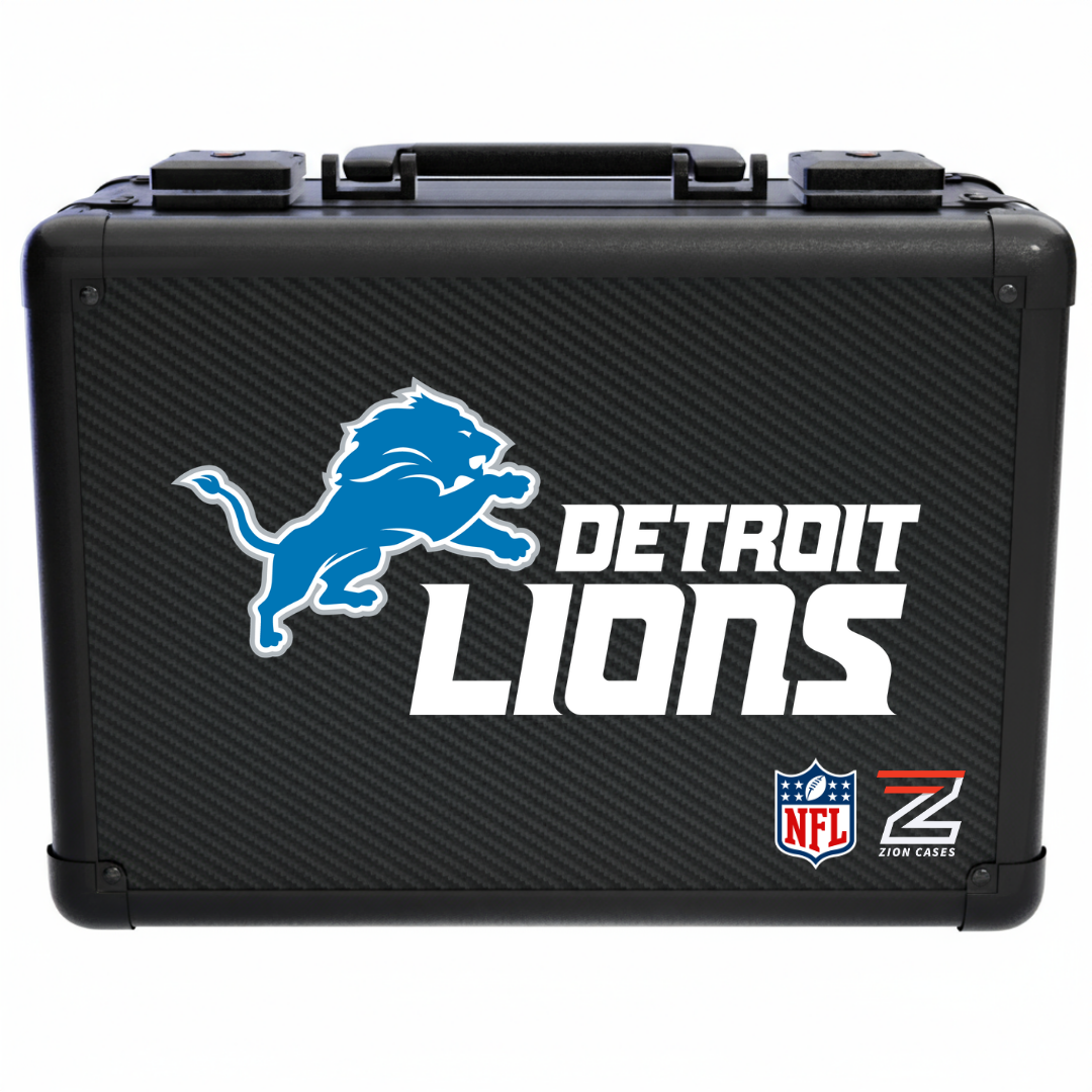 Detroit Lions - NFL Carbon Fiber Slab Cases X, 2R, XL