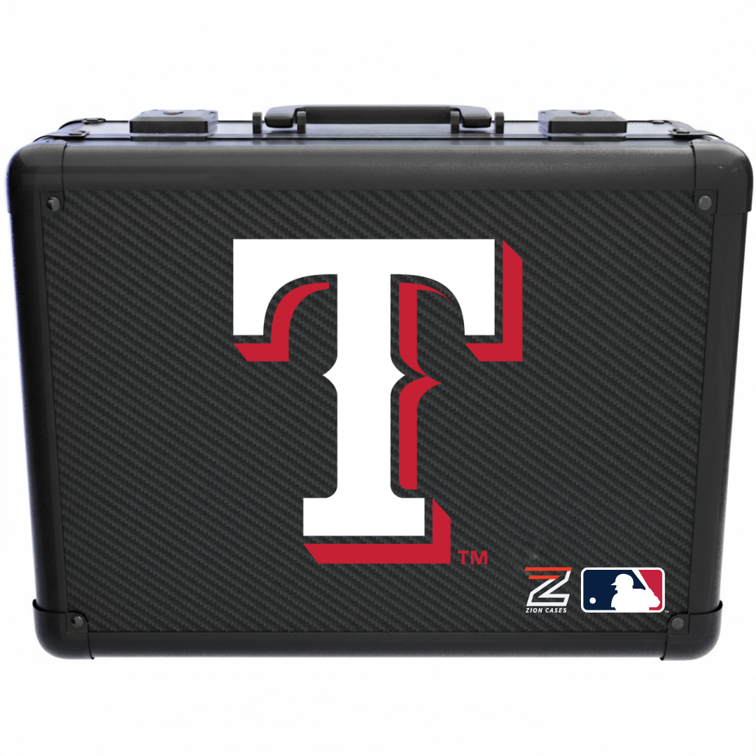 Texas Rangers - MLB Carbon Fiber Slab Cases X, 2R, XL