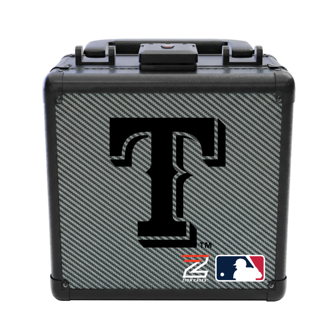 Texas Rangers - MLB Carbon Fiber Slab Cases X, 2R, XL