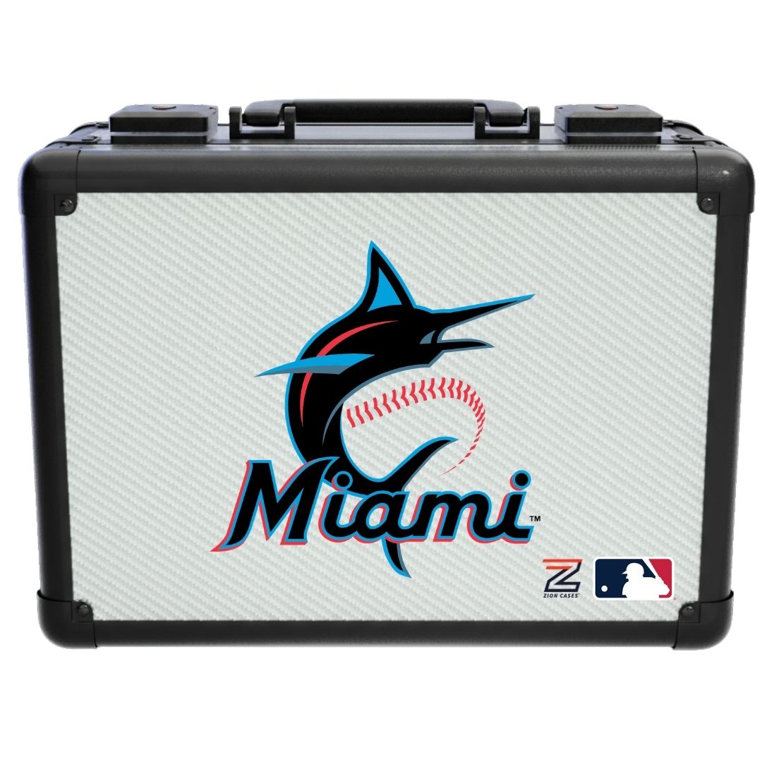 Miami Marlins - MLB Carbon Fiber Slab Cases X, 2R, XL