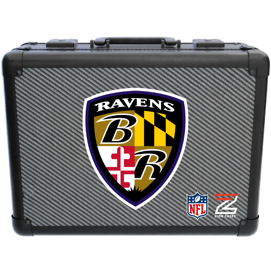 Baltimore Ravens - NFL Carbon Fiber Slab Cases X, 2R, XL