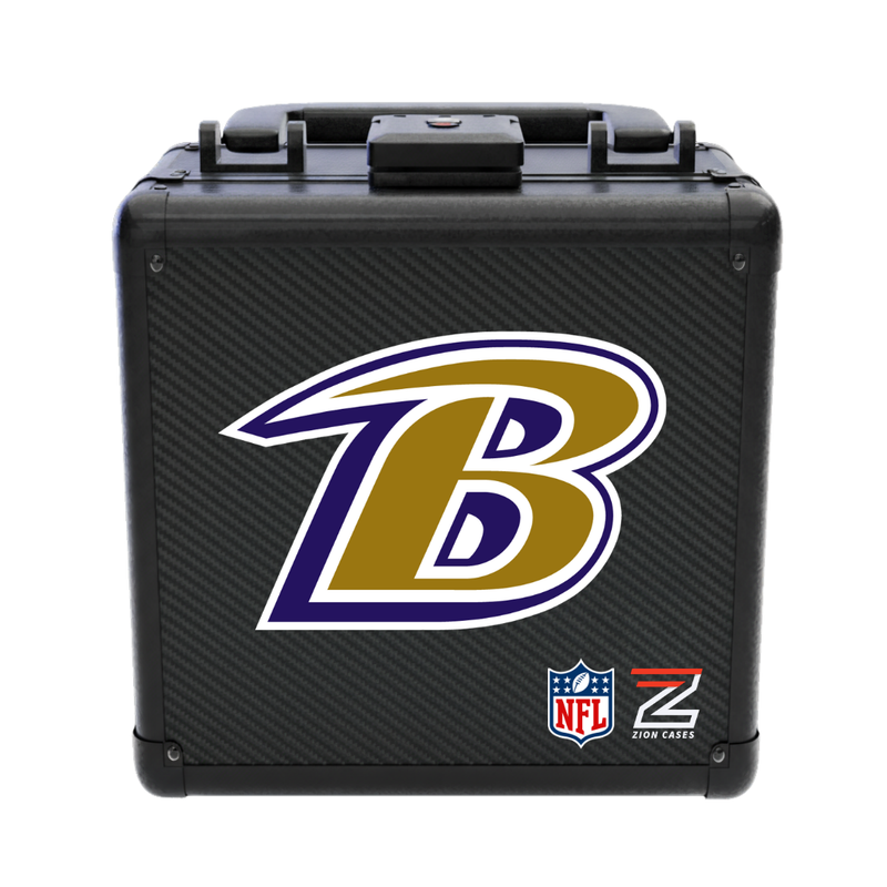 Baltimore Ravens - NFL Carbon Fiber Slab Cases X, 2R, XL