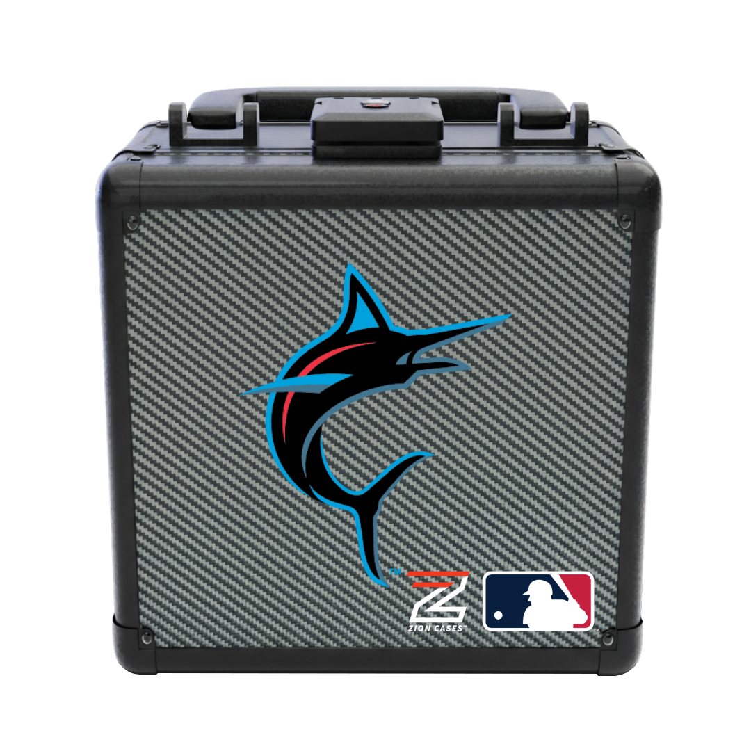 Miami Marlins - MLB Carbon Fiber Slab Cases X, 2R, XL