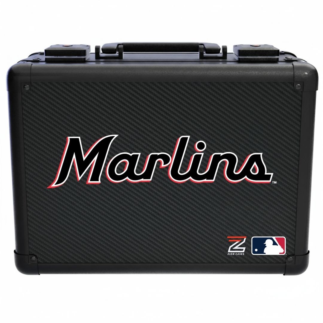 Miami Marlins - MLB Carbon Fiber Slab Cases X, 2R, XL