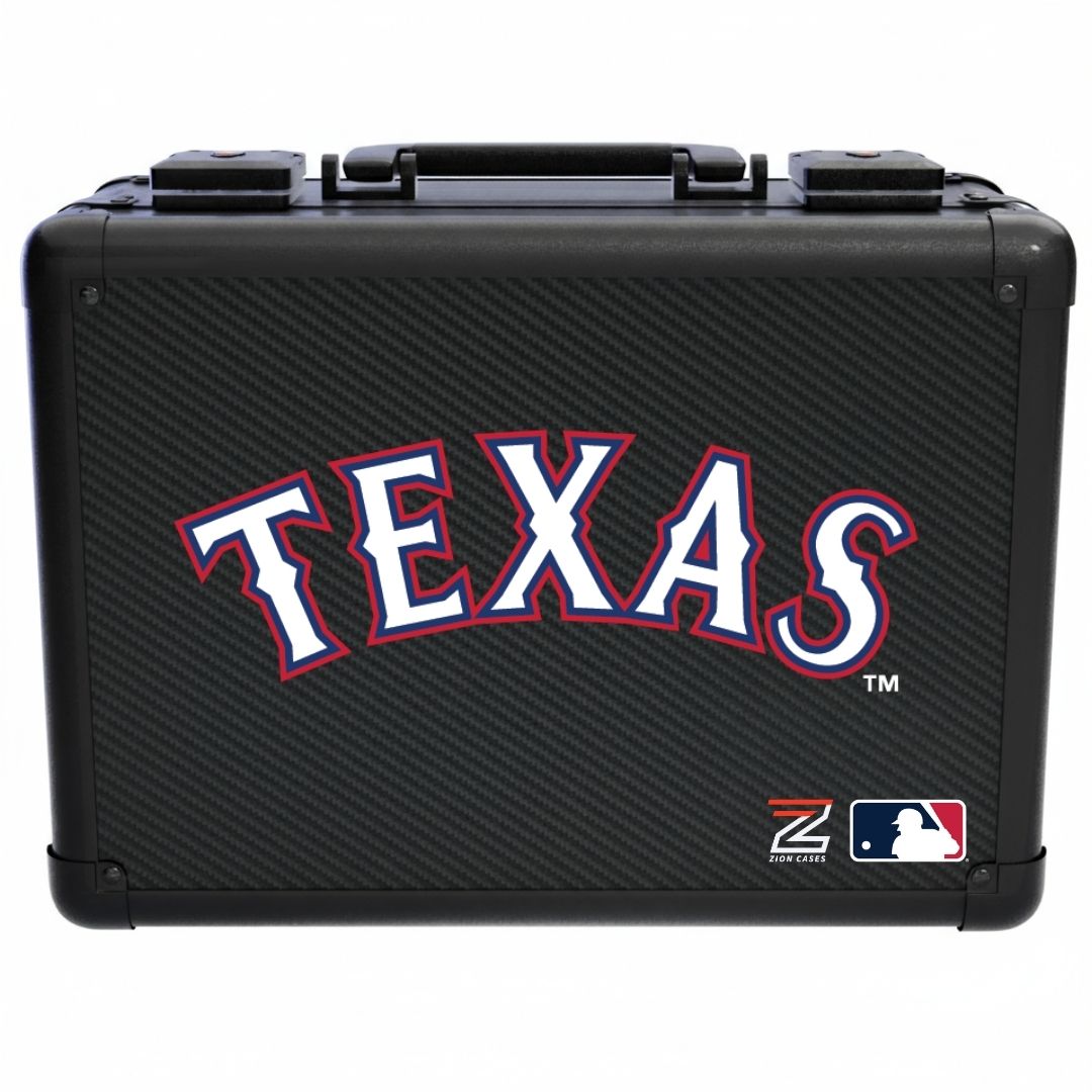 Texas Rangers - MLB Carbon Fiber Slab Cases X, 2R, XL