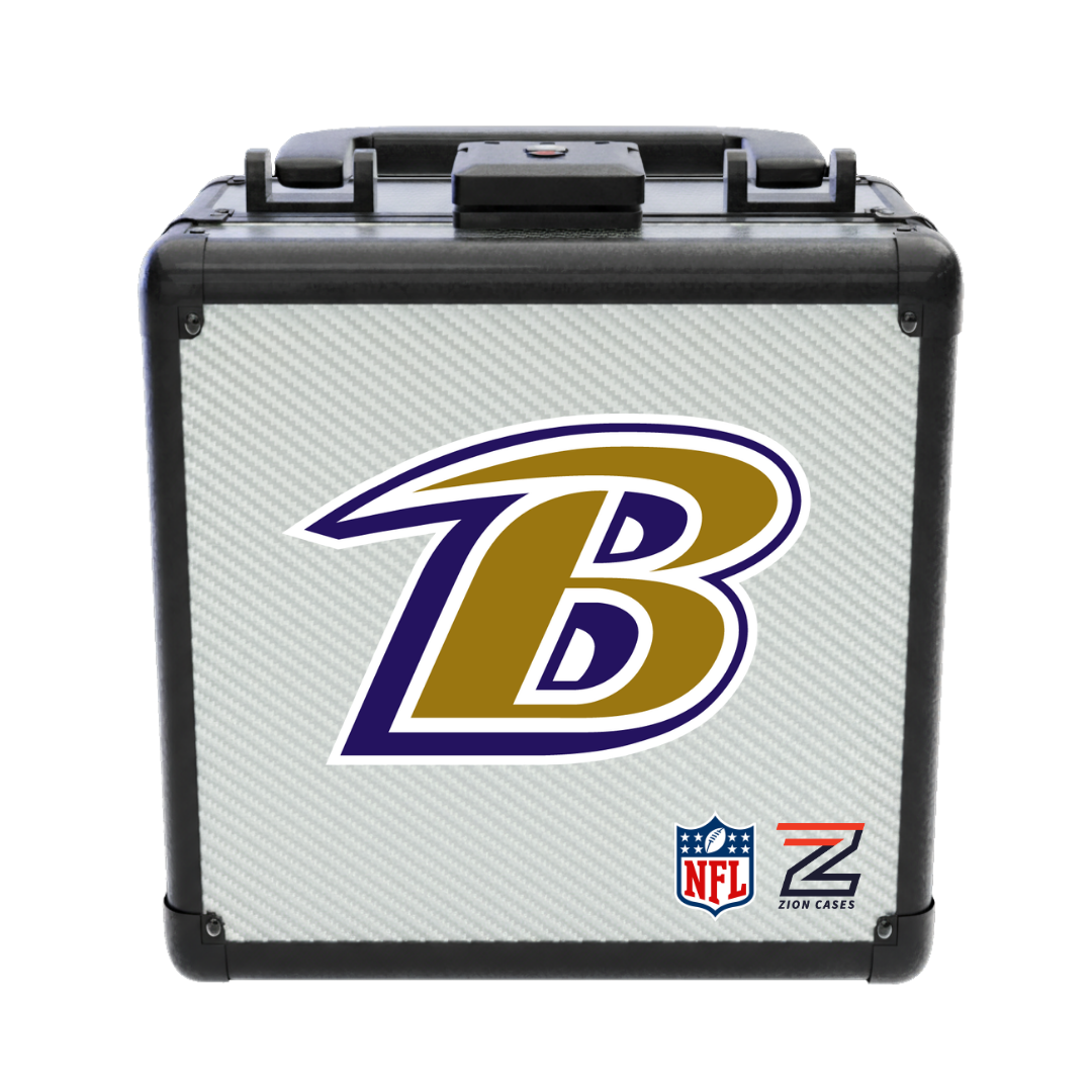 Baltimore Ravens - NFL Carbon Fiber Slab Cases X, 2R, XL