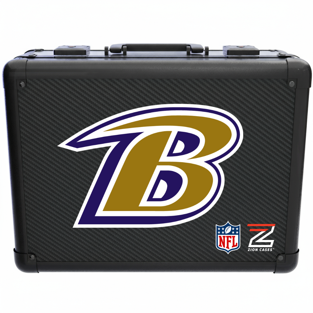 Baltimore Ravens - NFL Carbon Fiber Slab Cases X, 2R, XL