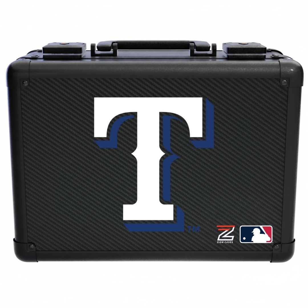 Texas Rangers - MLB Carbon Fiber Slab Cases X, 2R, XL
