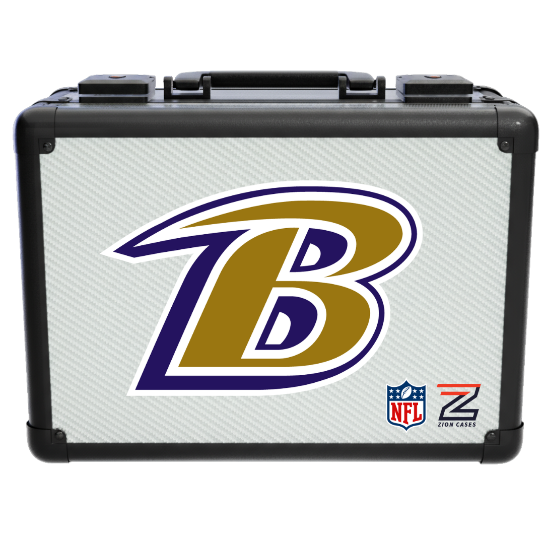 Baltimore Ravens - NFL Carbon Fiber Slab Cases X, 2R, XL