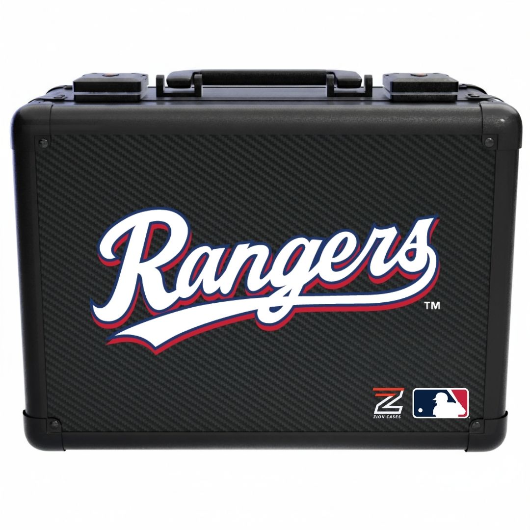 Texas Rangers - MLB Carbon Fiber Slab Cases X, 2R, XL