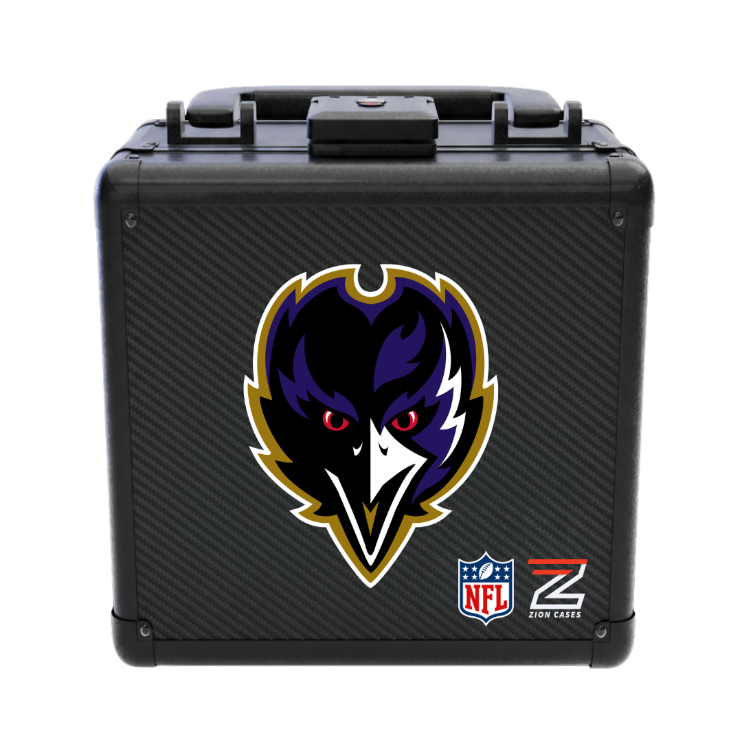 Baltimore Ravens - NFL Carbon Fiber Slab Cases X, 2R, XL