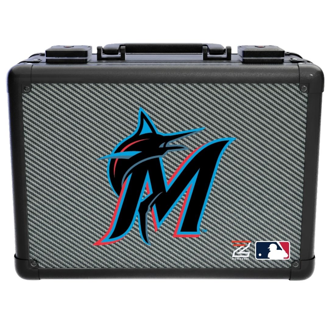 Miami Marlins - MLB Carbon Fiber Slab Cases X, 2R, XL