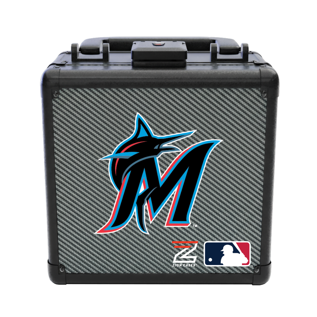 Miami Marlins - MLB Carbon Fiber Slab Cases X, 2R, XL